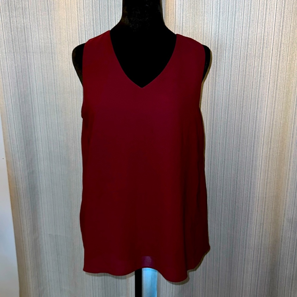 Cato sleeveless blouse size medium in plum color.